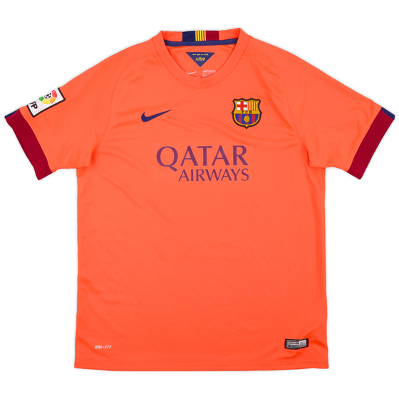 2014-15 Barcelona Away Shirt - 10/10 - (XL.Boys)