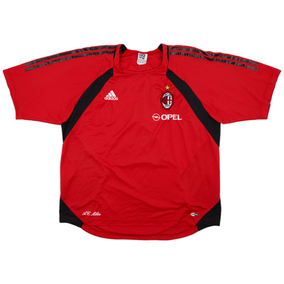 2005-06 AC Milan adidas Training Shirt - 7/10 - (L/XL)