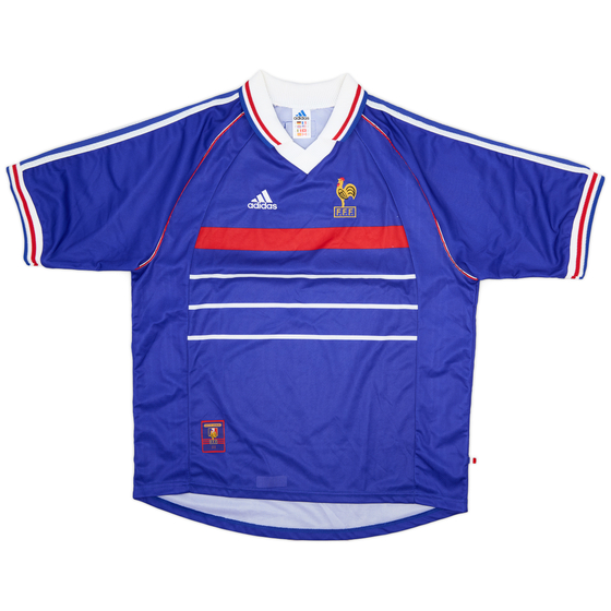 1998-00 France Home Shirt - 8/10 - (XL)