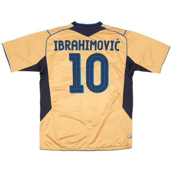 2004-05 Sweden Anniversary Third Shirt Ibrahimovic #10 (XL)