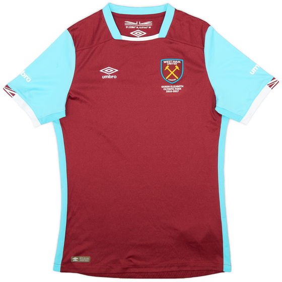 2016-17 West Ham Home Shirt - 9/10 - (XL.Boys)