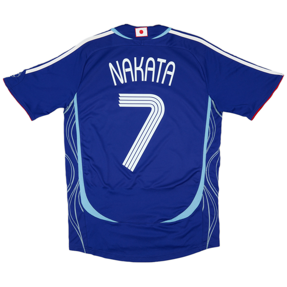 2006-08 Japan Home Shirt Nakata #7 - 9/10 - (S)
