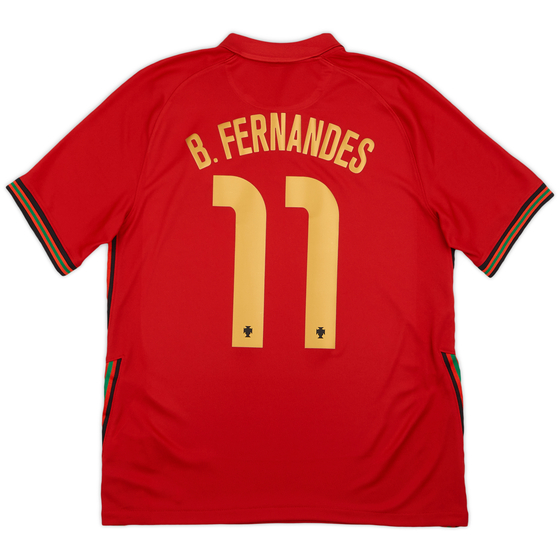 2020-21 Portugal Home Shirt B. Fernandes #11 (M)