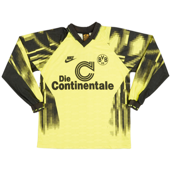 1992-93 Borussia Dortmund Home L/S Shirt - 9/10 - (M)