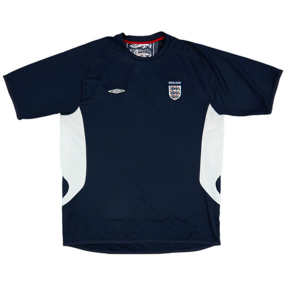 2002-04 England Umbro Training Shirt - 9/10 - (XL)