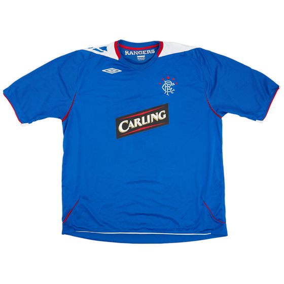 2006-07 Rangers Home Shirt - 8/10 - (3XL)