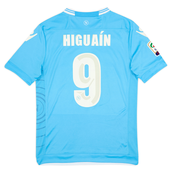 2013-14 Napoli Home Shirt Higuain #9 - 6/10 - (S)