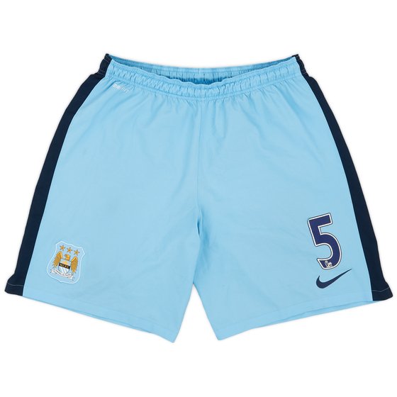 2014-15 Manchester City Home Shorts #5 - 7/10 - (XL)