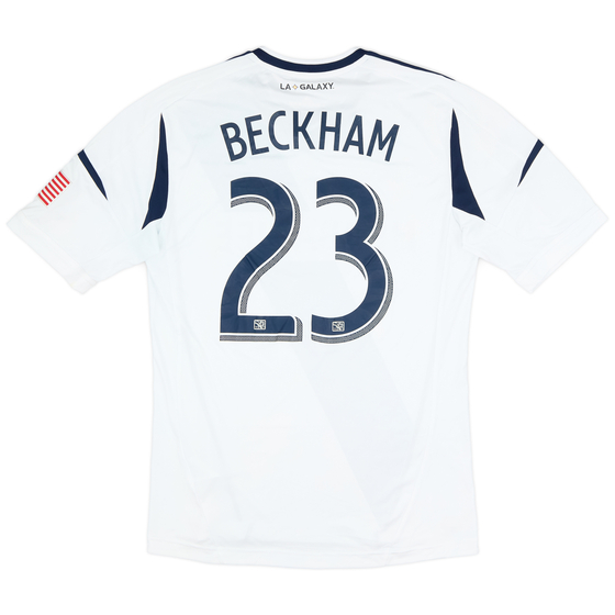 2012-13 LA Galaxy Home Shirt Beckham #23  - 3/10 - (M)
