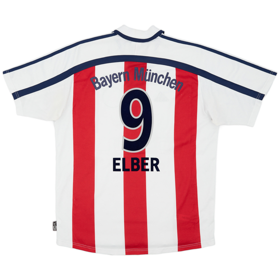 2000-01 Bayern Munich Away Shirt Elber #9 - 6/10 - (L)