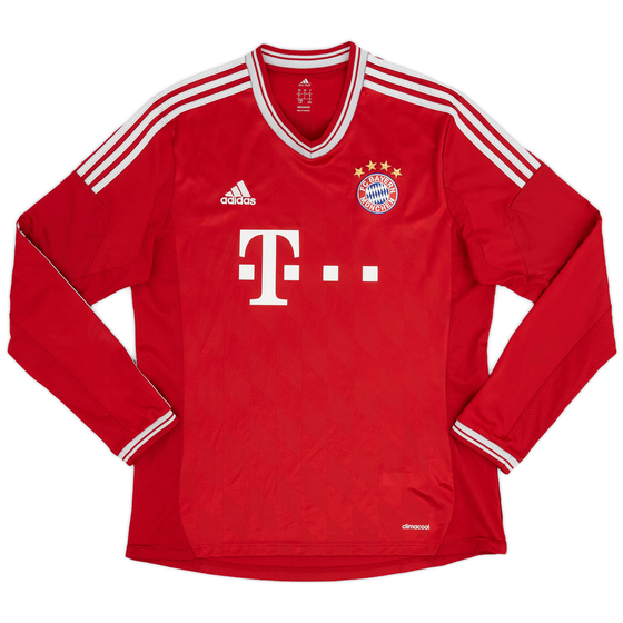 2013-14 Bayern Munich Home L/S Shirt - 6/10 - (L)