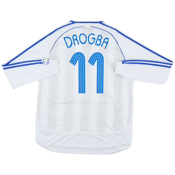 2006-07 Chelsea Player Issue Away L/S Shirt Drogba #11 - 9/10 - (XL)
