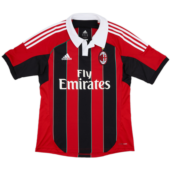 2012-13 AC Milan Home Shirt - 7/10 - (M)