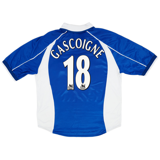 2000-02 Everton Home Shirt Gascoigne #18 - 6/10 - (XL)