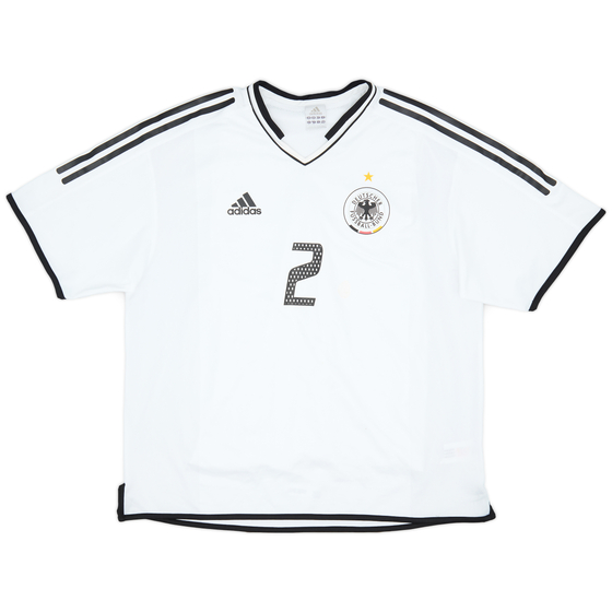 2004-05 Germany Women's Player Issue Home Shirt #2 - 7/10 - (Women's XL)