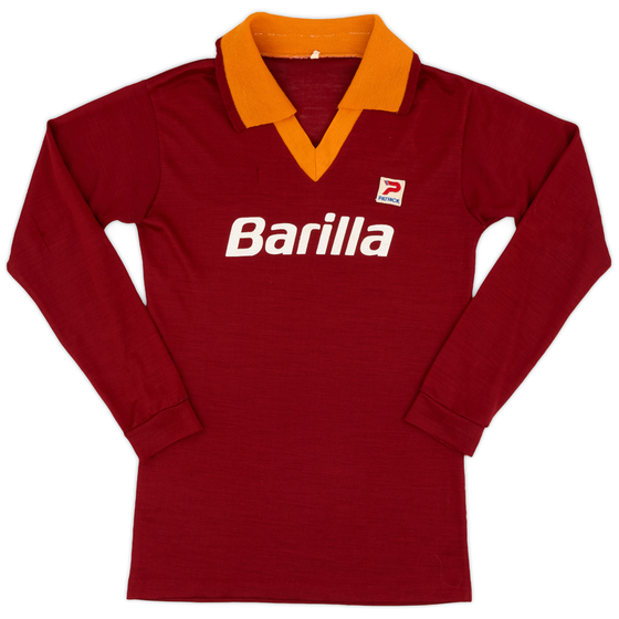 1982-83 Roma Home L/S Shirt - 8/10 - (M)