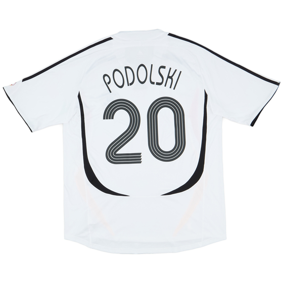 2005-07 Germany Home Shirt Podolski #20 - 9/10 - (XL)