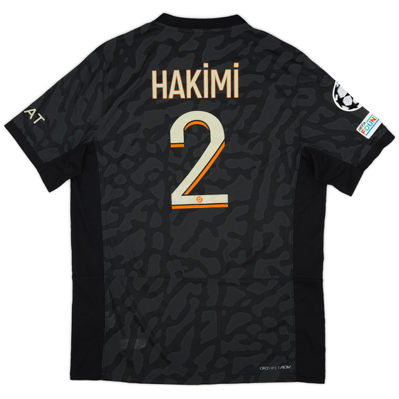 2023-24 Paris Saint-Germain Authentic Third Shirt Hakimi #2 (L)