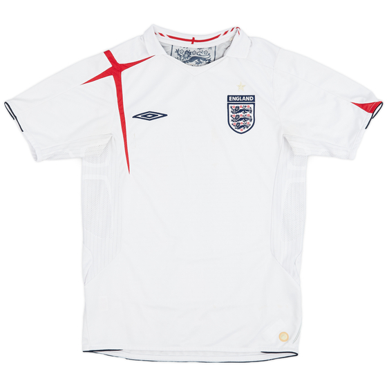 2005-07 England Home Shirt - 5/10 - (S)