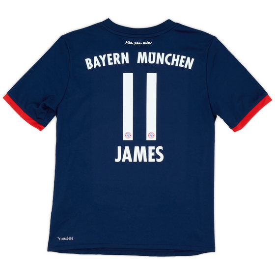 2017-18 Bayern Munich Away Shirt James #11 - 10/10 - (M.Boys)