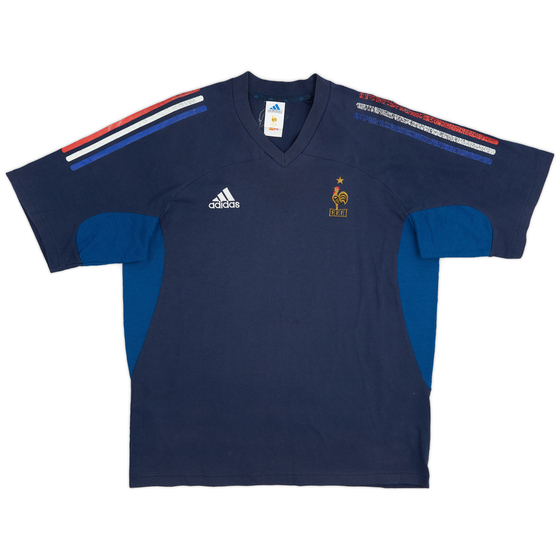 2002-04 France adidas Training Shirt - 4/10 - (M/L)