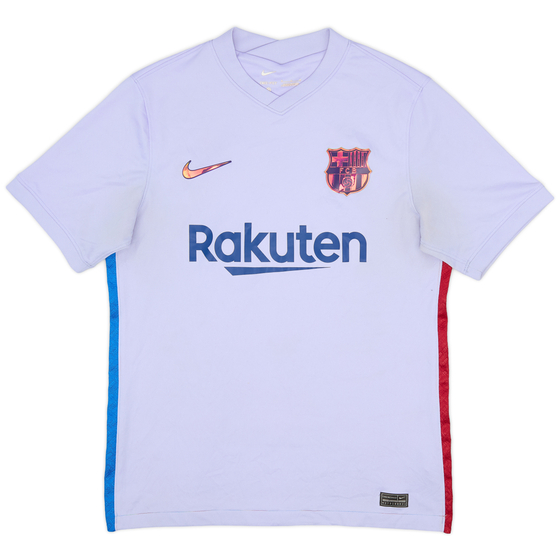 2021-22 Barcelona Away Shirt - 7/10 - (M)