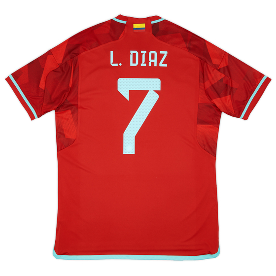 2022-23 Colombia Away Shirt L.Diaz #7