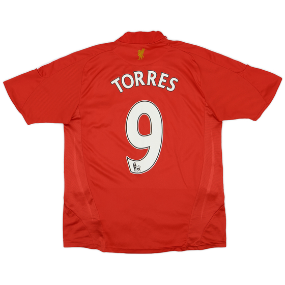 2008-10 Liverpool Home Shirt Torres #9 - 5/10 - (L.Boys)