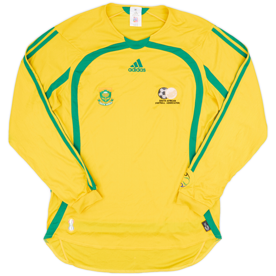 2006-09 South Africa Home L/S Shirt - 9/10 - (M)