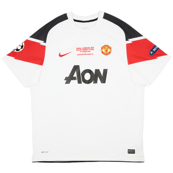 2010-12 Manchester United CL Final Away Shirt - 9/10 - (XL)