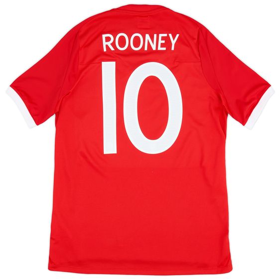 2010-11 England Away Shirt Rooney #10 - 8/10 - (Women's L)