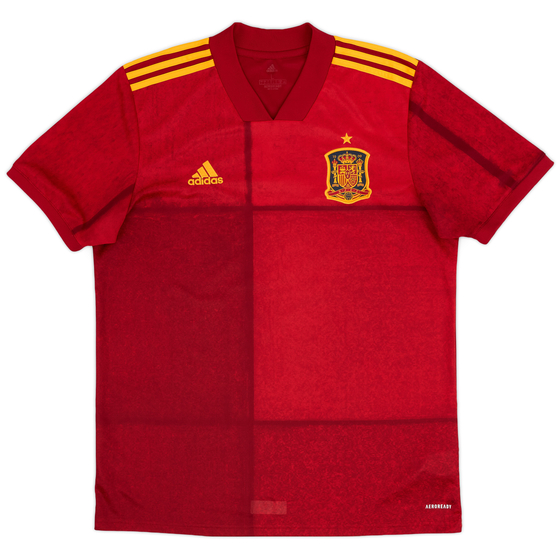 2020-21 Spain Home Shirt - 9/10 - (L)