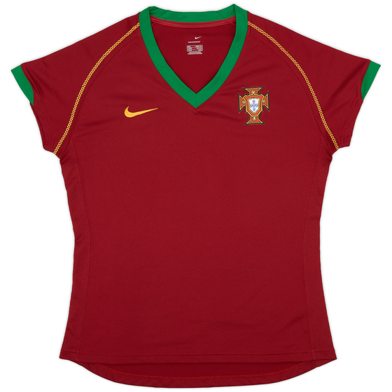 2006-08 Portugal Home Shirt - 9/10 - (Women's L)