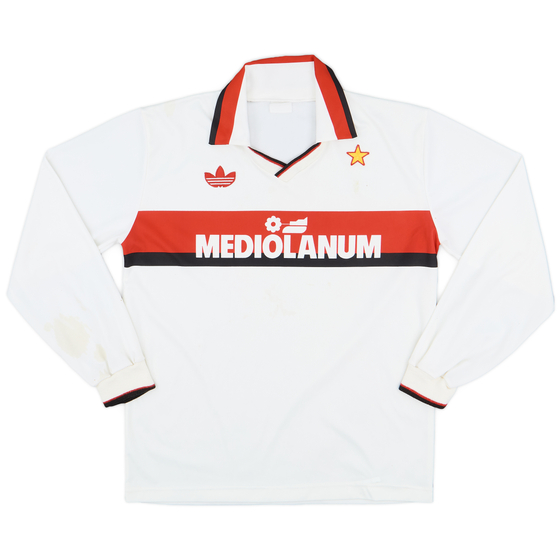1990-91 AC Milan Away L/S Shirt - 6/10 - (M)
