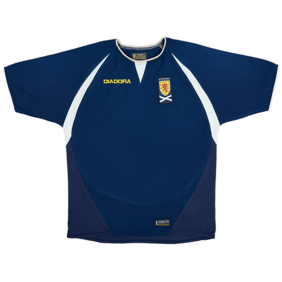 2003-05 Scotland Home Shirt - 4/10 - (XL.Boys)