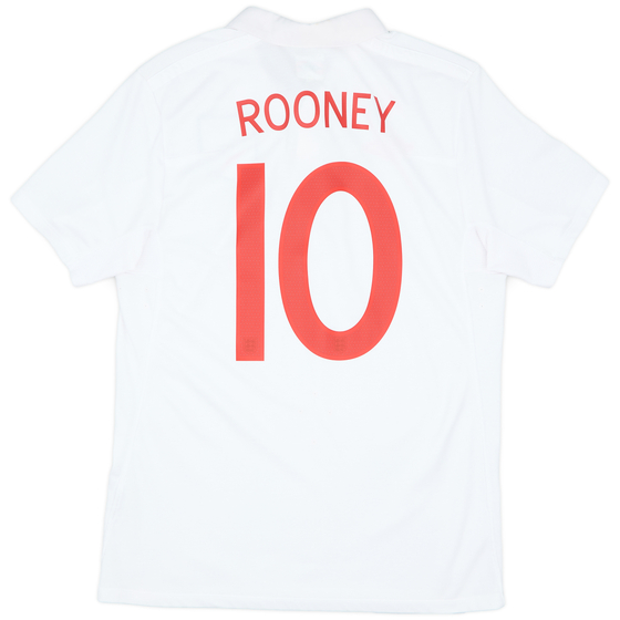 2009-10 England Home Shirt Rooney #10 - 9/10 - (M)