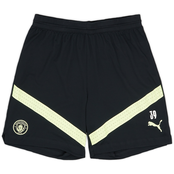 2022-23 Manchester City Player Issue Training Shorts # - 7/10