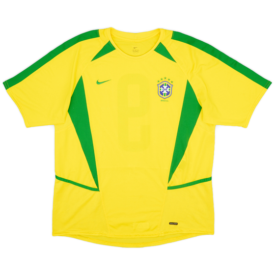 2002-04 Brazil Home Shirt (Ronaldo) - 8/10 - (M)