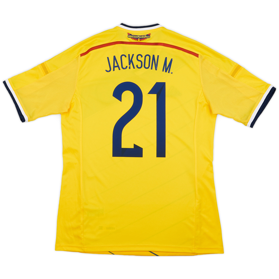 2014-15 Colombia Home Shirt Jackson M. #21 - 7/10 - (M)