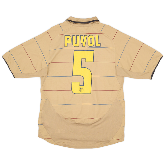 2003-05 Barcelona Away Shirt Puyol #5 - 8/10 - (S)