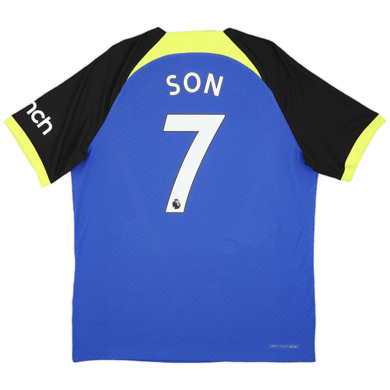 2022-23 Tottenham Authentic Away Shirt Son #7