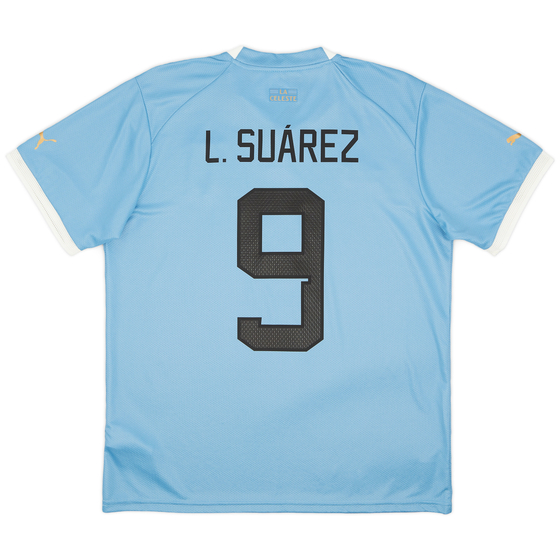 2022-23 Uruguay Home Shirt L.Suárez #9
