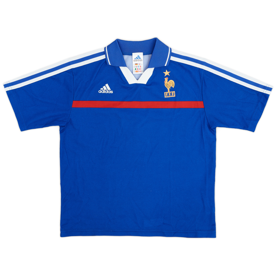 2000-02 France Home Shirt - 7/10 - (M.Boys)
