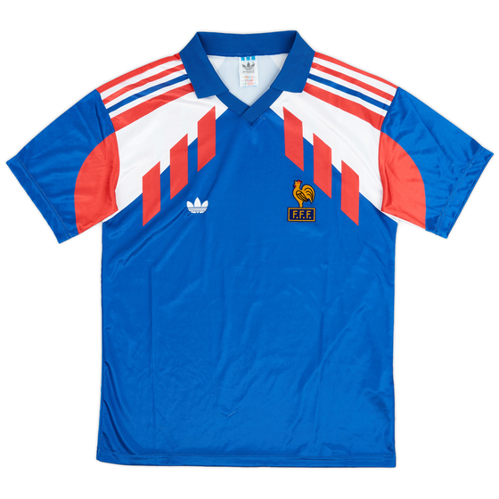 1990-92 France Home Shirt - 7/10 - (L)