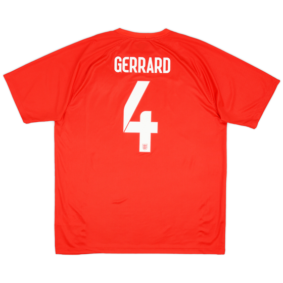 2014-15 England Away Shirt Gerrard #4 - 7/10 - (XL)