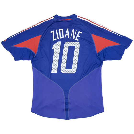 2004-06 France Home Shirt Zidane #10 - 4/10 - (XL)