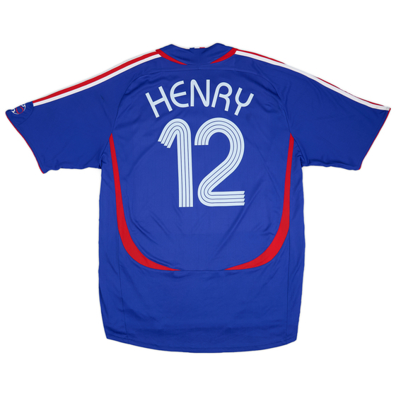 2006-07 France Home Shirt Henry #12 - 7/10 - (XXL)