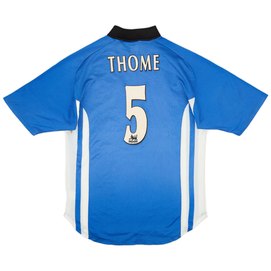 1999-00 Sheffield Wednesday Home Shirt Thome #5 - 6/10 - (M)