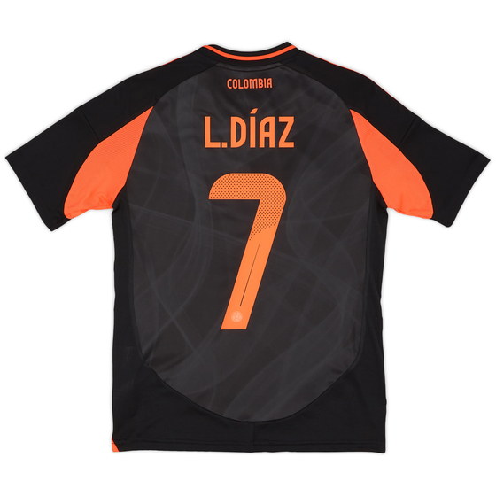 2024-24 Colombia Away Shirt L.Diaz #7 (Youths)