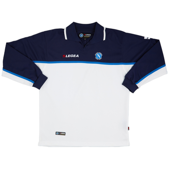 2003-04 Napoli Legea Polo L/S Shirt - 9/10 - (M)